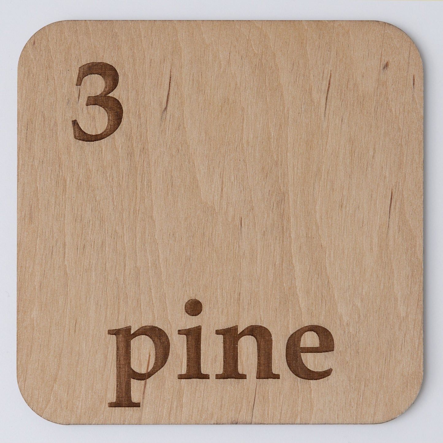 Table numbers wood - Fenix