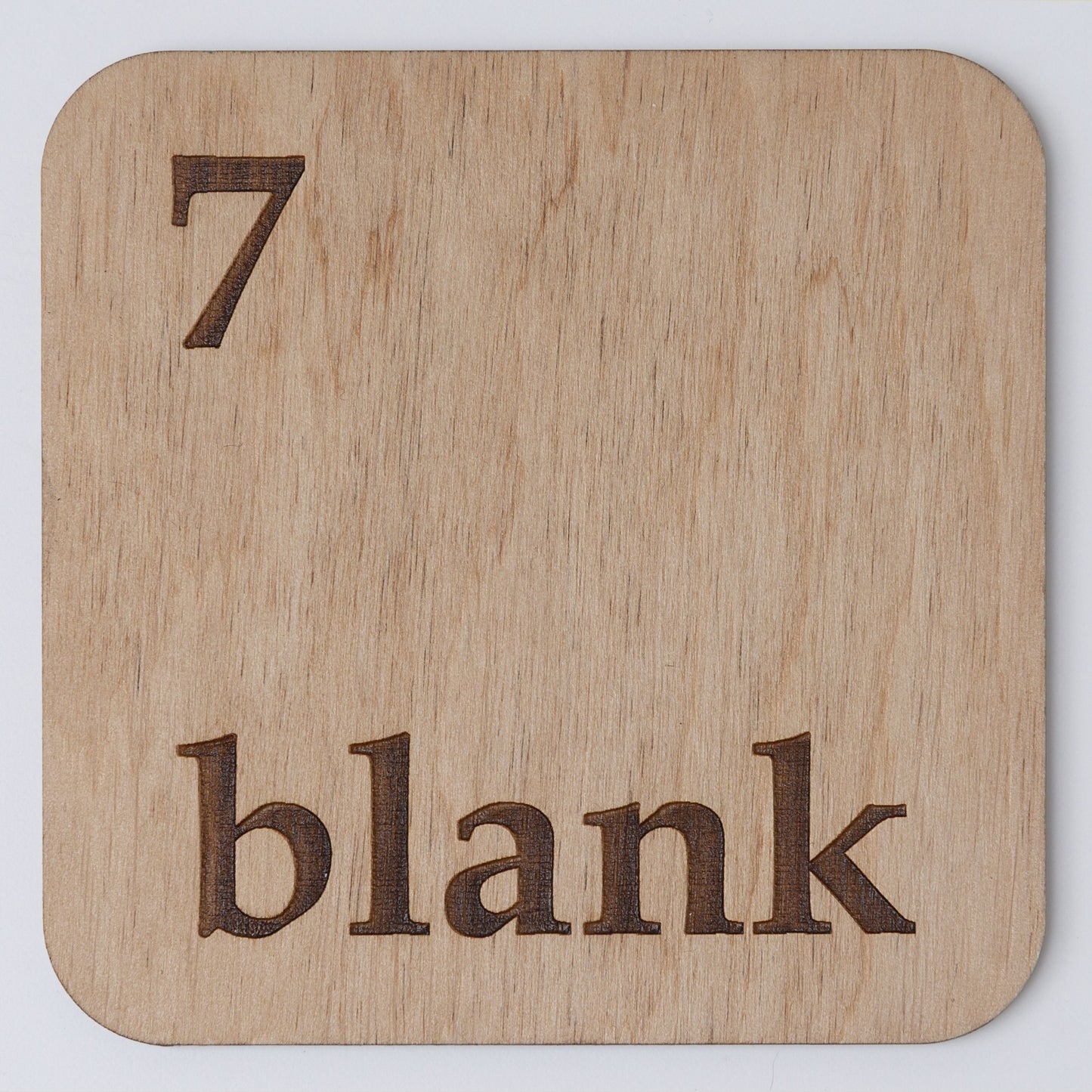 Table numbers wood - Fenix