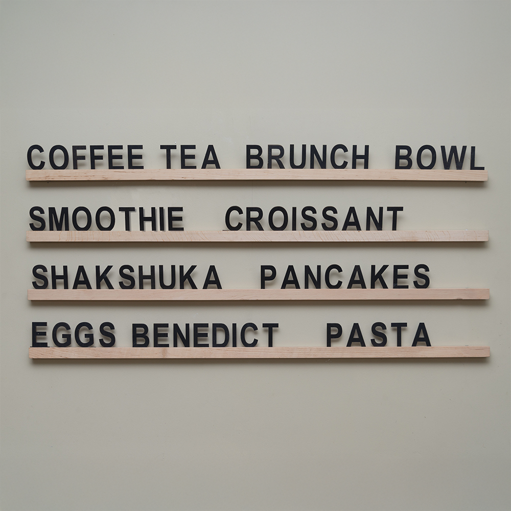 Menu board - Jannik