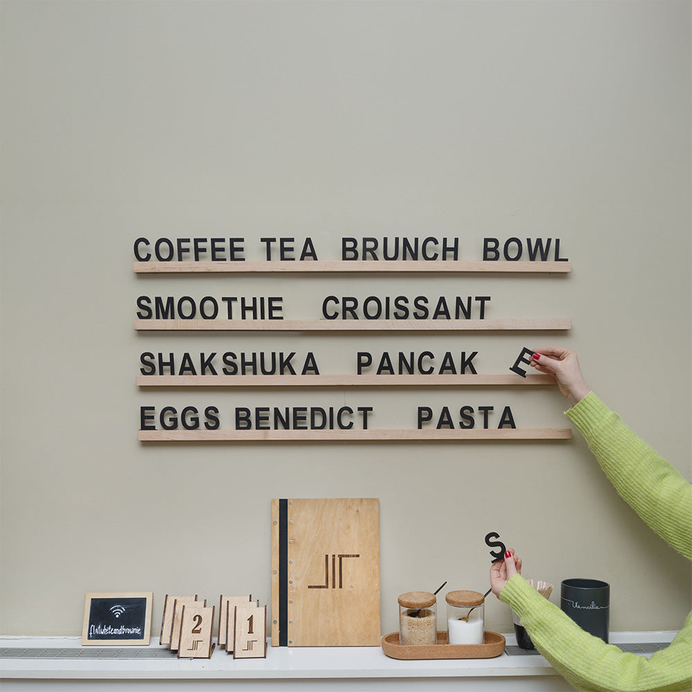 Menu board - Jannik