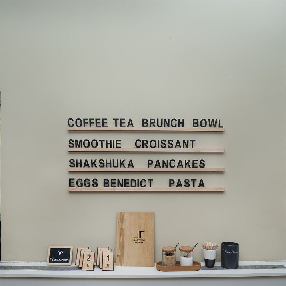 Menu board - Jannik