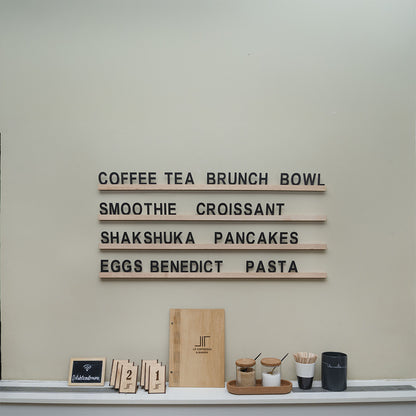 Menu board - Jannik